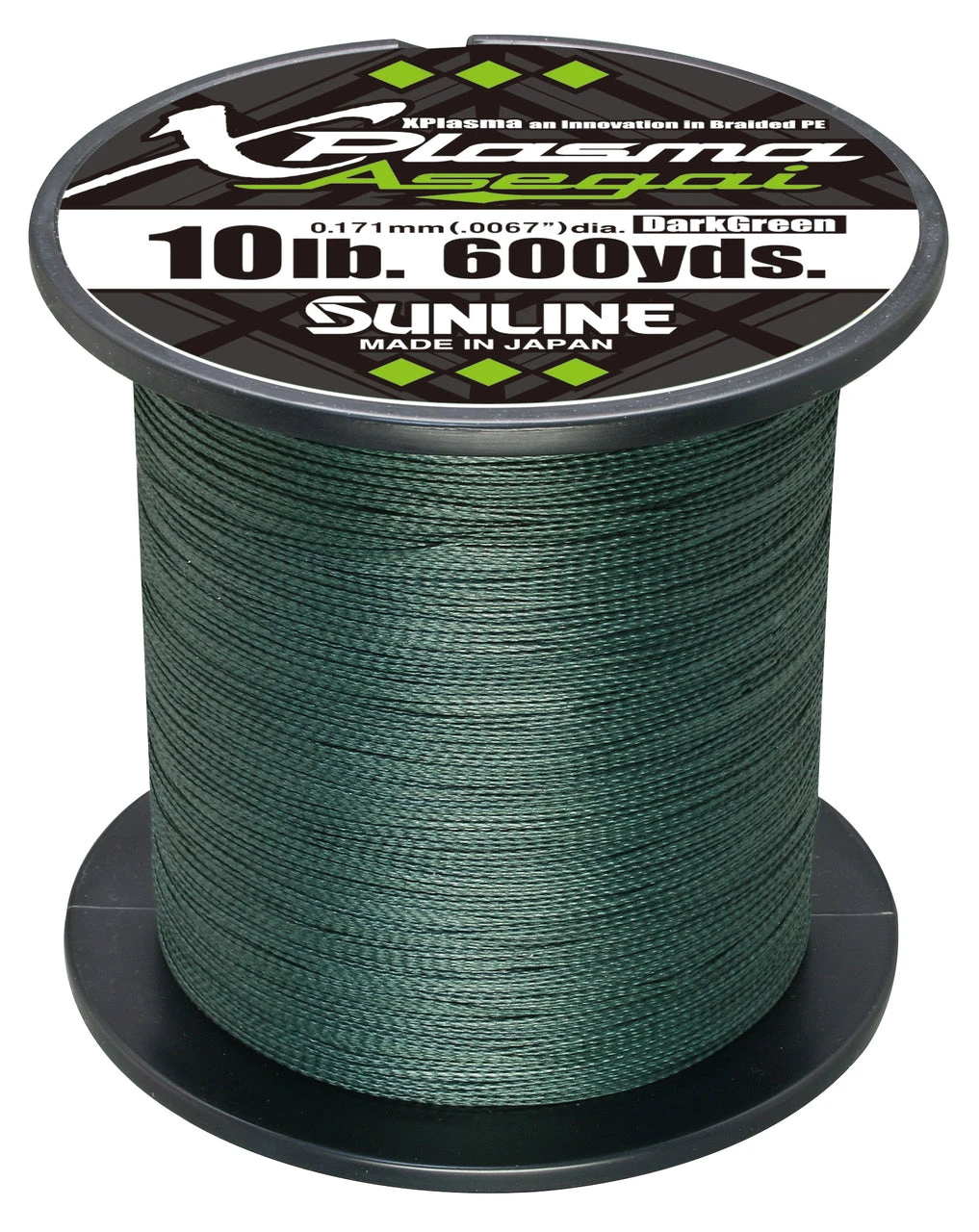 Sunline Xplasma Asegai Green Braided Line 600 Yards 3 Sunline Xplasma Asegai Green Braided Line 600 Yards