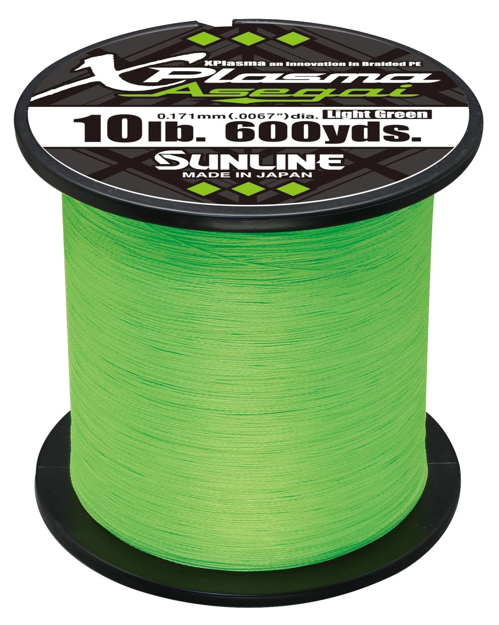 Sunline Xplasma Asegai Green Braided Line 600 Yards 4 Sunline Xplasma Asegai Green Braided Line 600 Yards - Image 2