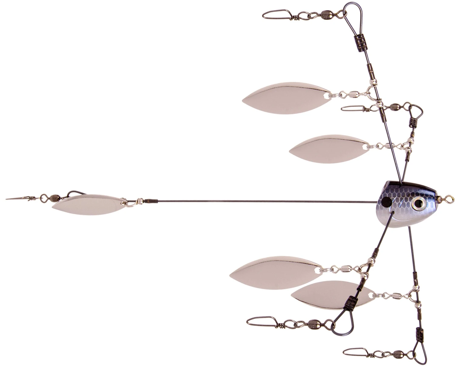 Strike King Tour Grade Bladed Titanium Umbrella Rig 3 Strike King Tour Grade Bladed Titanium Umbrella Rig