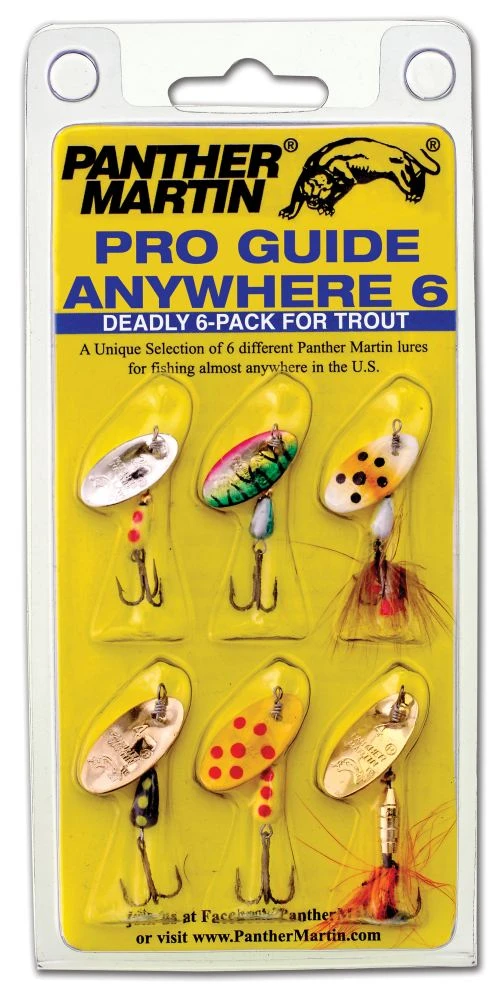 Panther Martin Pro Guide Anywhere 6 Pack Spinner Kit 3 Panther Martin Pro Guide Anywhere 6 Pack Spinner Kit