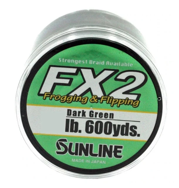 Sunline FX2 Frogging And Flipping Dark Green Braided Line 600 Yd 3 Sunline FX2 Frogging And Flipping Dark Green Braided Line 600 Yd