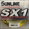 Sunline SX1 Braid High-Vis Yellow Leader 125 Yd -Fishing Sports Shop 39740015116377