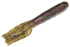 Strike King Coffee Tubes 4 1/2 Inch Flip-N-Tube 6 Pack -Fishing Sports Shop CT4.5 18 CoffeeTube WatermelonRedFlake GlamRight