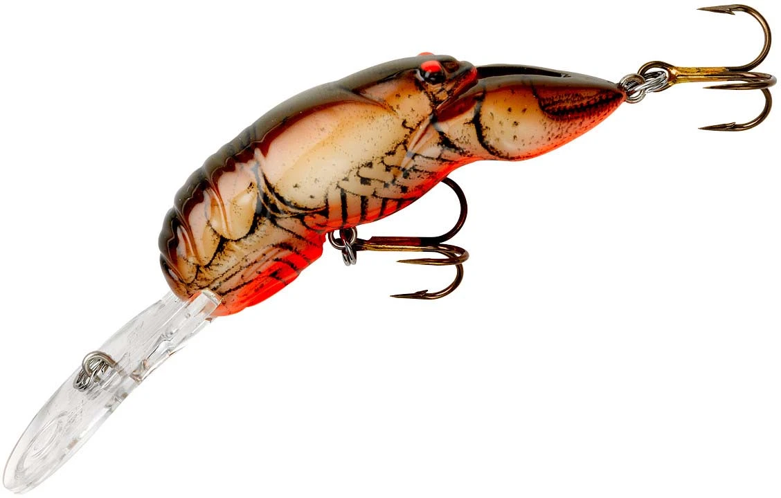 Rebel Deep Wee Crawfish Lure 2 3/8 Inch Medium Diving Crankbait 3 Rebel Deep Wee Crawfish Lure 2 3/8 Inch Medium Diving Crankbait