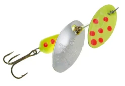 Panther Martin DualFlash Twin Blade Inline Spinner -Fishing Sports Shop Duel Flash Chartreuse Silver