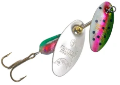 Panther Martin DualFlash Twin Blade Inline Spinner -Fishing Sports Shop Duel Flash Rainbow Trout Silver