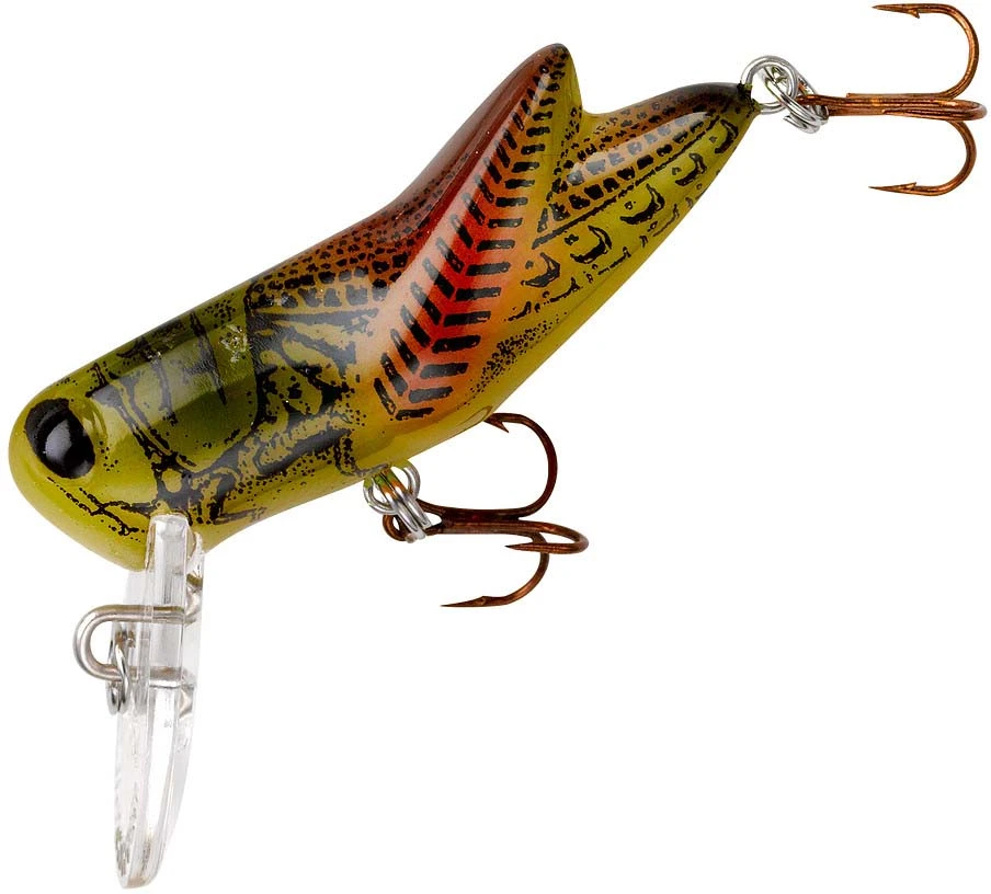 Rebel Crickhopper 1 1/2 Inch Ultralight Waking Crankbait 8 Rebel Crickhopper 1 1/2 Inch Ultralight Waking Crankbait - Image 6