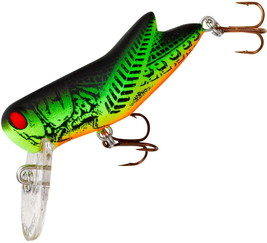 Rebel Crickhopper 1 1/2 Inch Ultralight Waking Crankbait 5 Rebel Crickhopper 1 1/2 Inch Ultralight Waking Crankbait - Image 3