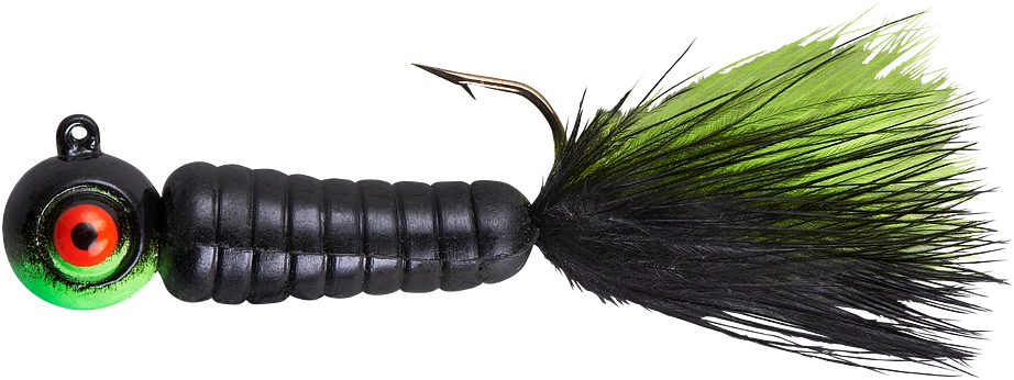 Lindy Fuzz-E-Grub Pre-Rigged Hair Tail Soft Grub 2 Pack 3 Lindy Fuzz-E-Grub Pre-Rigged Hair Tail Soft Grub 2 Pack