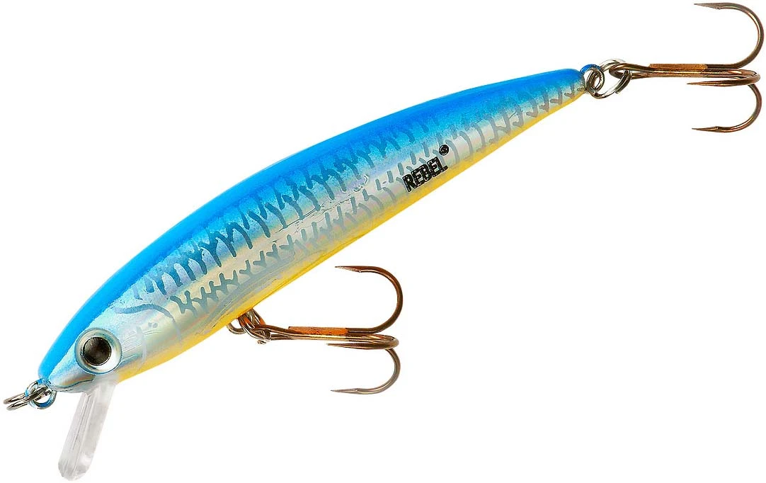 Rebel TD47 Tracdown Ghost Minnow 2 1/2 Inch Barbless Hard Minnow 4 Rebel TD47 Tracdown Ghost Minnow 2 1/2 Inch Barbless Hard Minnow - Image 2