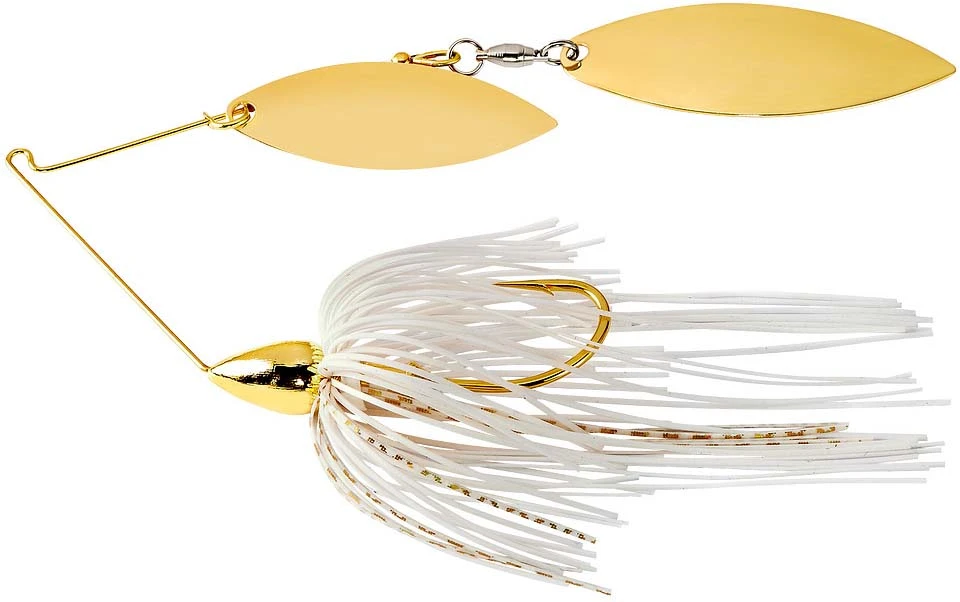 War Eagle Double Willow Gold Frame Spinnerbait 4 War Eagle Double Willow Gold Frame Spinnerbait - Image 2