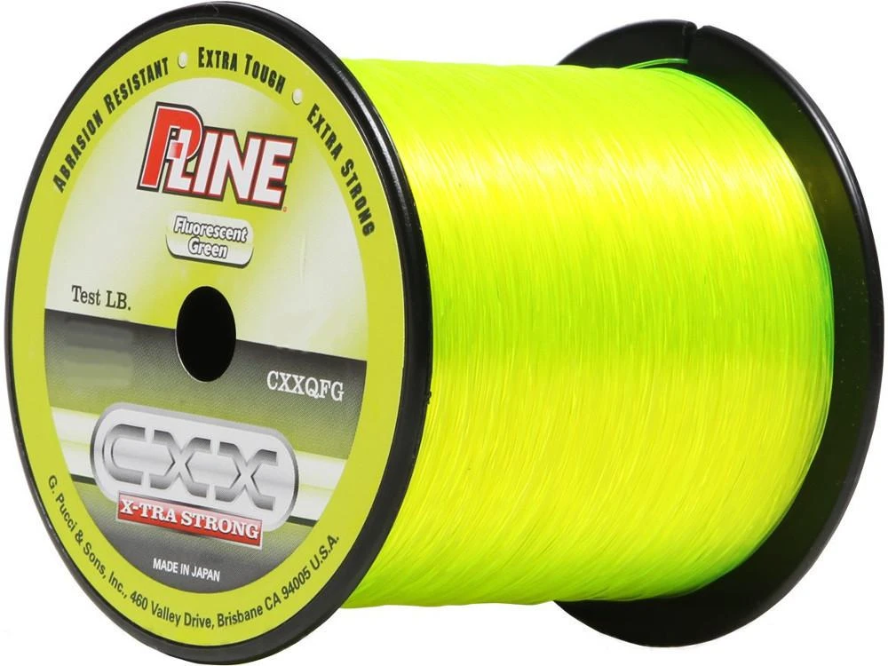 P-Line CXX Fluorescent Green X-Tra Strong Fishing Line 3 P-Line CXX Fluorescent Green X-Tra Strong Fishing Line
