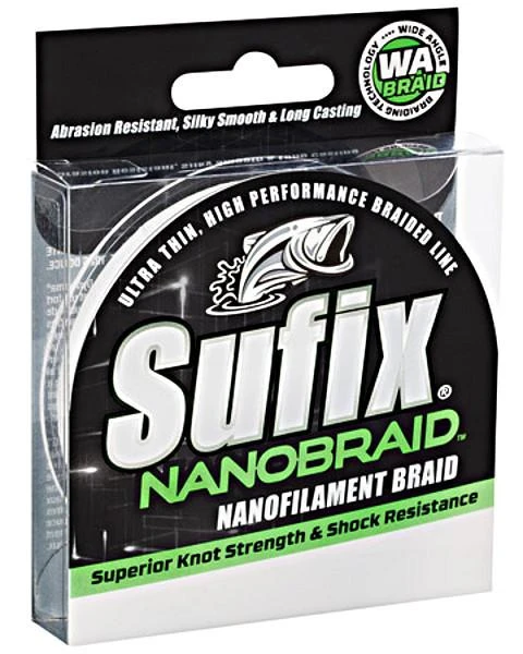 Sufix Nanobraid Lo-Vis Green 150 Yards 3 Sufix Nanobraid Lo-Vis Green 150 Yards